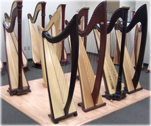 Picture of Lyon & Healy and Salvi Lever Harps