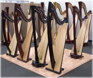 Picture of Lyon & Healy and Salvi Lever Harps