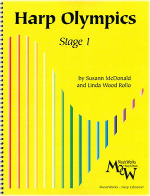 Printed Harp Music Book